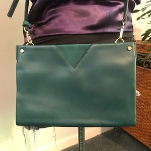 Green purse/clutch